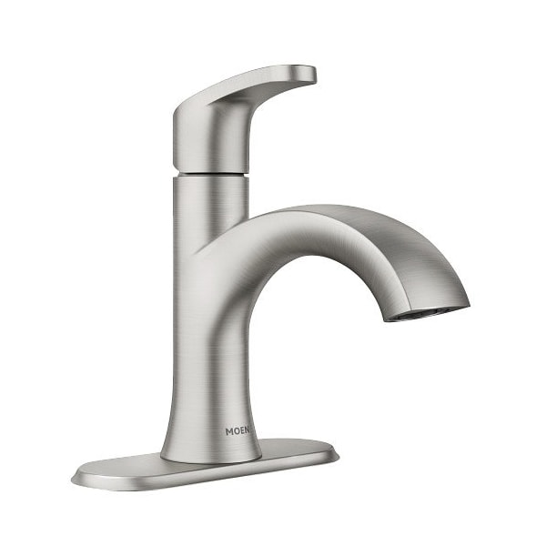 Moen Karis One-Handle High Arc Bathroom Faucet in Spot Resistant Nickel 84346SRN - main